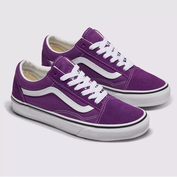 Vans Color Theory Old Skool Skate Sneakers Purple Magic Unisex Wm’s 8 Mn’s 6.5 - Picture 2 of 14